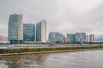 Residential neighborhood in the South-West of Saint Petersburg