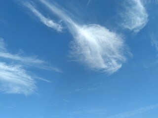 blue sky with clouds