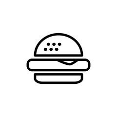 Burger Icon Design Vector Template Illustration
