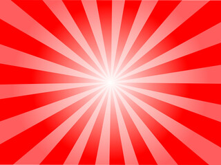 Red concentrated line background / vector