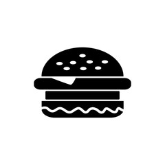 Burger Icon Design Vector Template Illustration