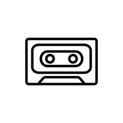 Cassette icon Design Vector Template Illustration