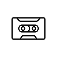 Cassette icon Design Vector Template Illustration