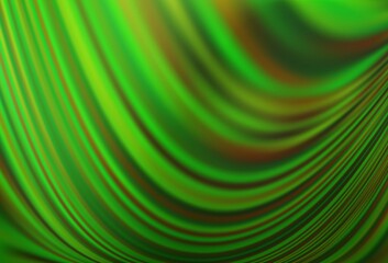 Light Green vector template with liquid shapes.