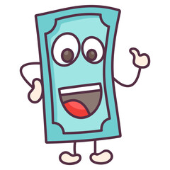 Happy Banknote Emoji 