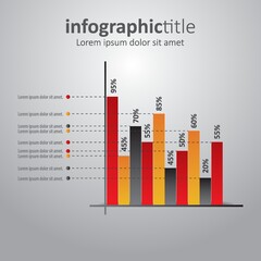 Infographic template design.