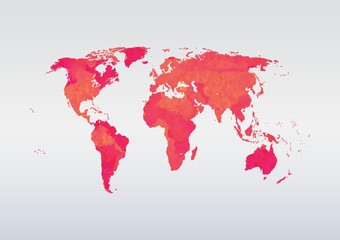 Fototapeta na wymiar world map design