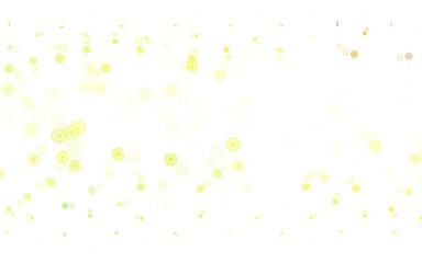 Light Green, Red vector texture with disks.