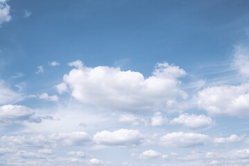Naklejka na ściany i meble Beautiful clouds in the sky.