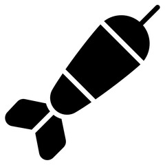 
A self propelled atomic bomb, icon of torpedo 
