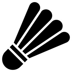 
Shuttlecock icon, sports equipment in trendy flat vector 
