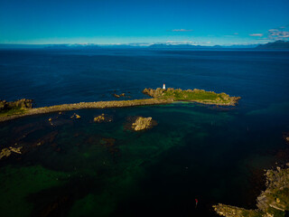 Lighthouse Hovsund Lofoten Islands Norway