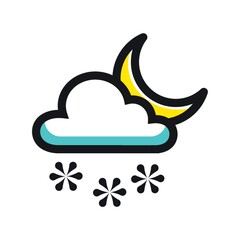 Snowing icon