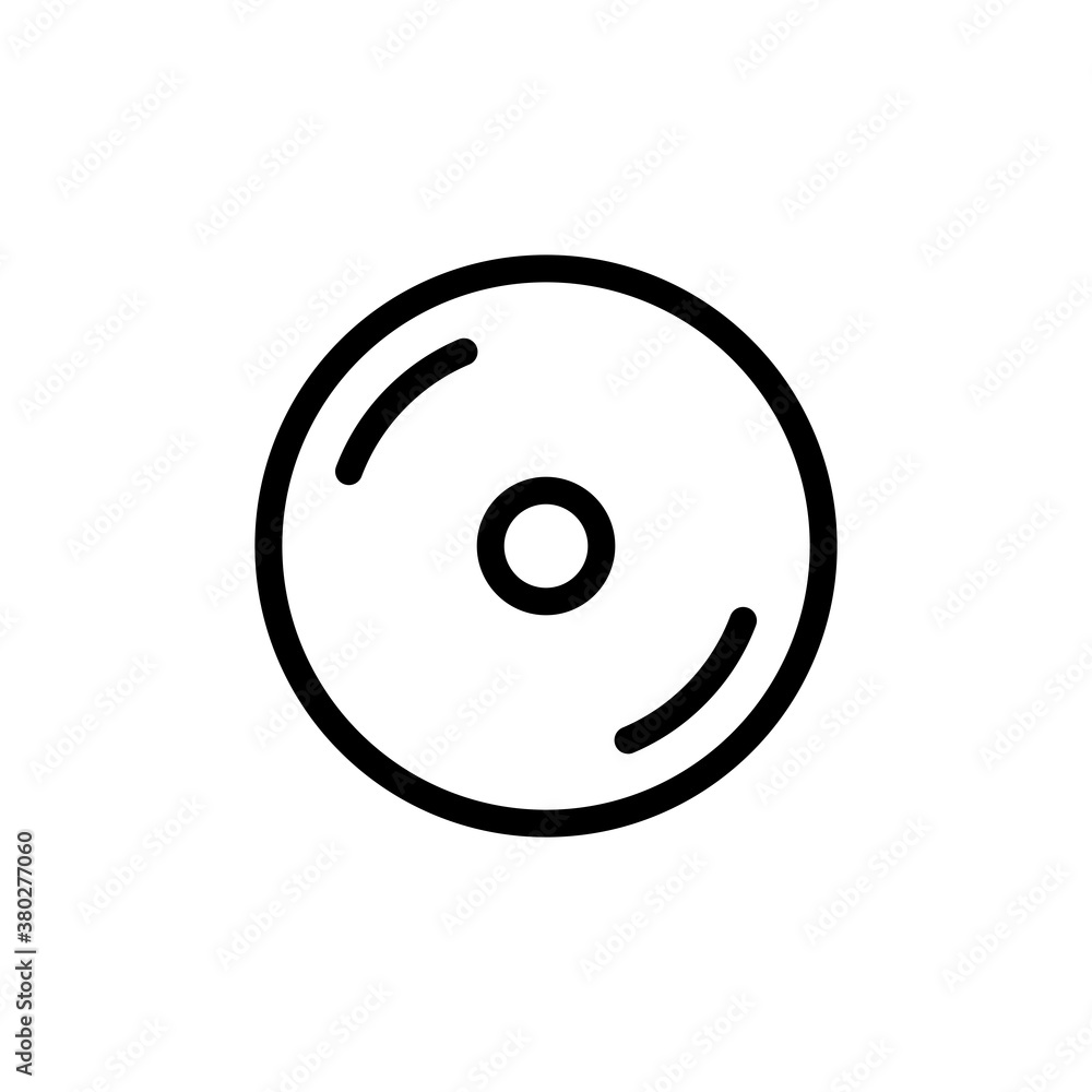 Canvas Prints Cd Player Icon Design Vector Template Illustration