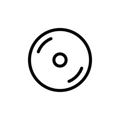 Cd Player Icon Design Vector Template Illustration