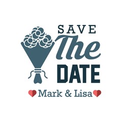 Fototapeta premium Wedding invitation design