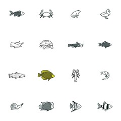 Set of animal icons