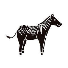 Fototapeta na wymiar Zebra icon