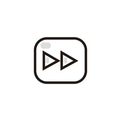 Fast forward icon