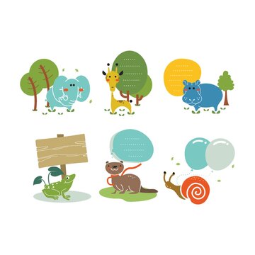 animals in nature icon pack