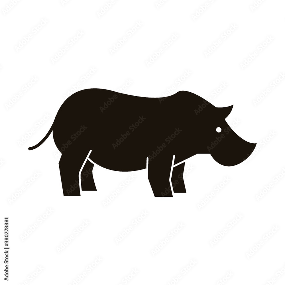 Sticker Rhinoceros icon