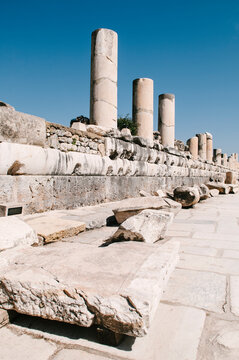 The ancient city of Ephesus near Selcuk, Turkey.