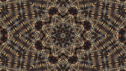 Beautiful printed motifs for textile, ceramics, wallpaper and design. Kaleidoscope images.