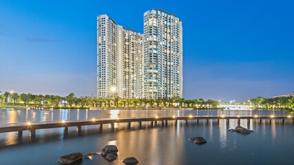 Obraz premium buildings in the city