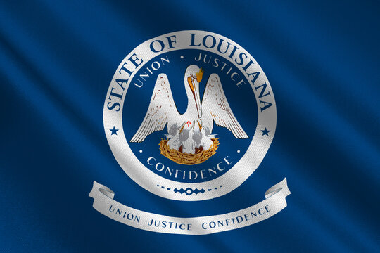 Flag of Louisiana, USA
