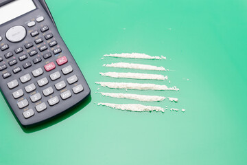 Illegal drug powders