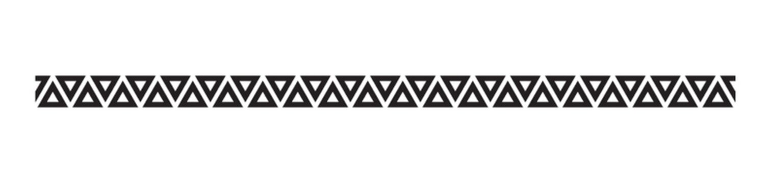 triangular lines pattern border design