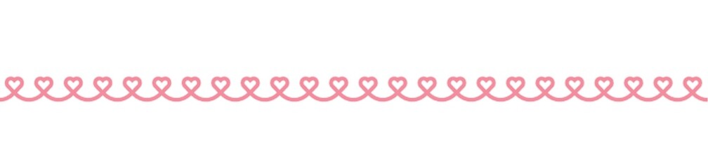 heart shaped pattern border design