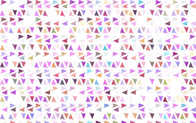 Light Multicolor, Rainbow vector background with triangles. Beautiful illustration with triangles in nature style. Smart design for your business advert.