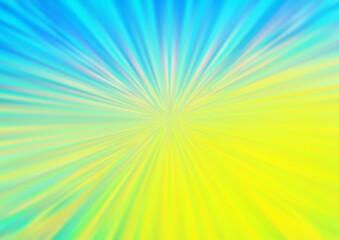 Obraz premium Light Blue, Yellow vector blurred and colored template. A vague abstract illustration with gradient. The best blurred design for your business.