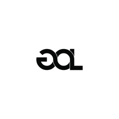 gol letter original monogram logo design © ahmad ayub prayitno