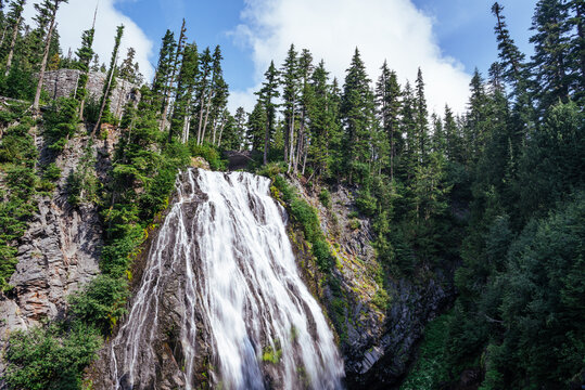 Narada Falls at Mt Rainier National Park