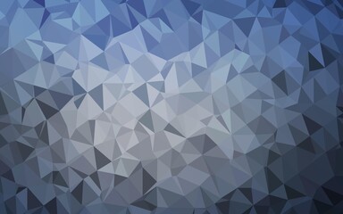Light BLUE vector abstract mosaic background. Colorful abstract illustration with gradient. Template for a cell phone background.