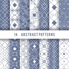 Set of abstract pattern icons
