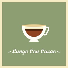 Lungo con cacao