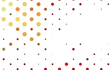 Light Red vector background with bubbles. Blurred decorative design in abstract style with bubbles. Template for your brand book.