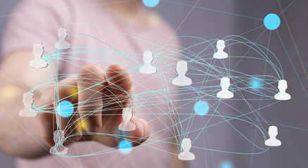 Business and communications group digital.