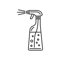 cleaning spray bottle