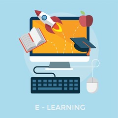 e-learning concept