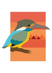 british kingfisher bird