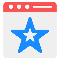 
An icon design of web ranking, flat style vector 
