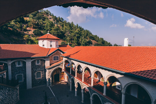 Old Cyprus Greek Orthodox Troodos monastery