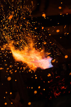 Getting the fire started using gas torch