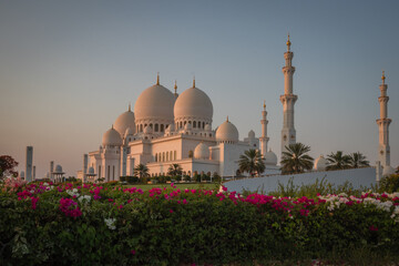 Fototapeta na wymiar Sheikh Zayed Geand Mosque in Abu Dhabi
