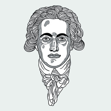 Johann Wolfgang von Goethe. 