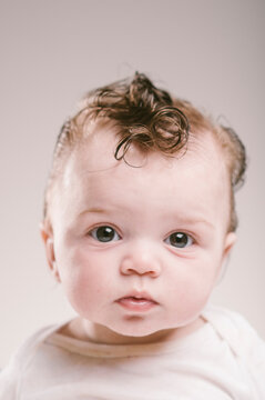 Studio baby portrait
